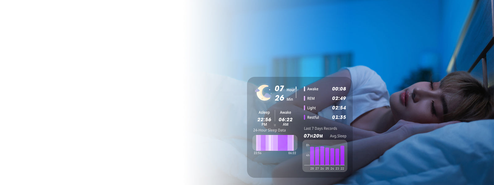 9 Reloj inteligente COLMI C8MAX análisis de datos de sueño