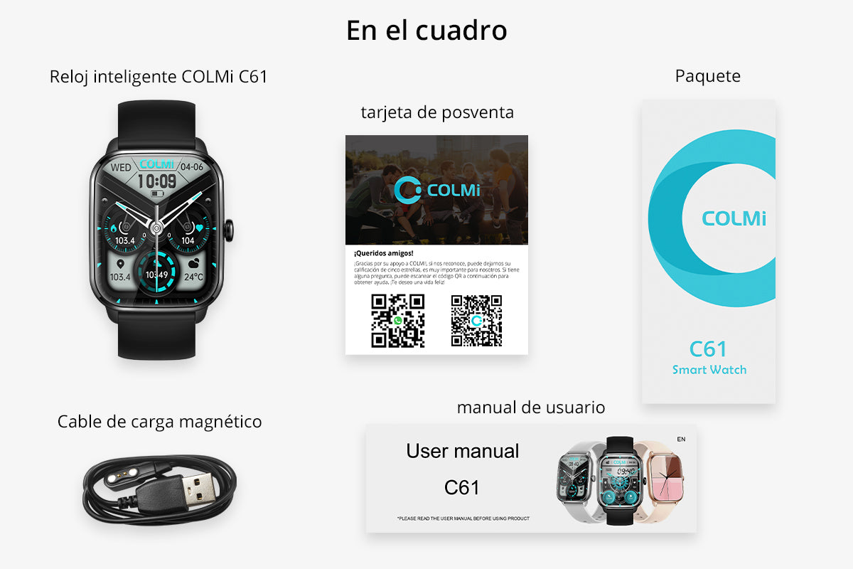 Diagrama de embalaje de Smartwatch C61 (1200x800)