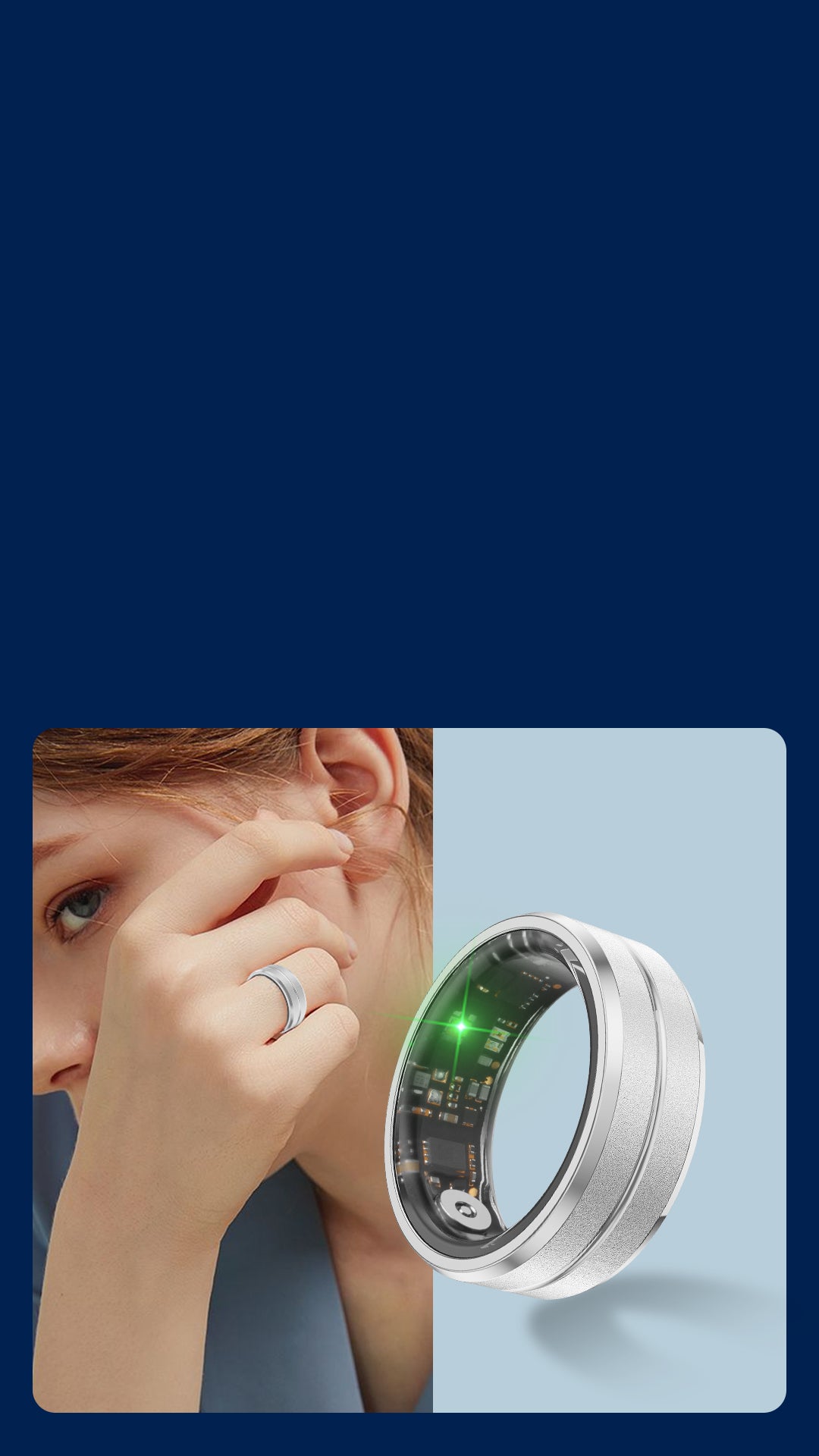 Diseño de apariencia de anillo inteligente COLMI RS01 (1-1)