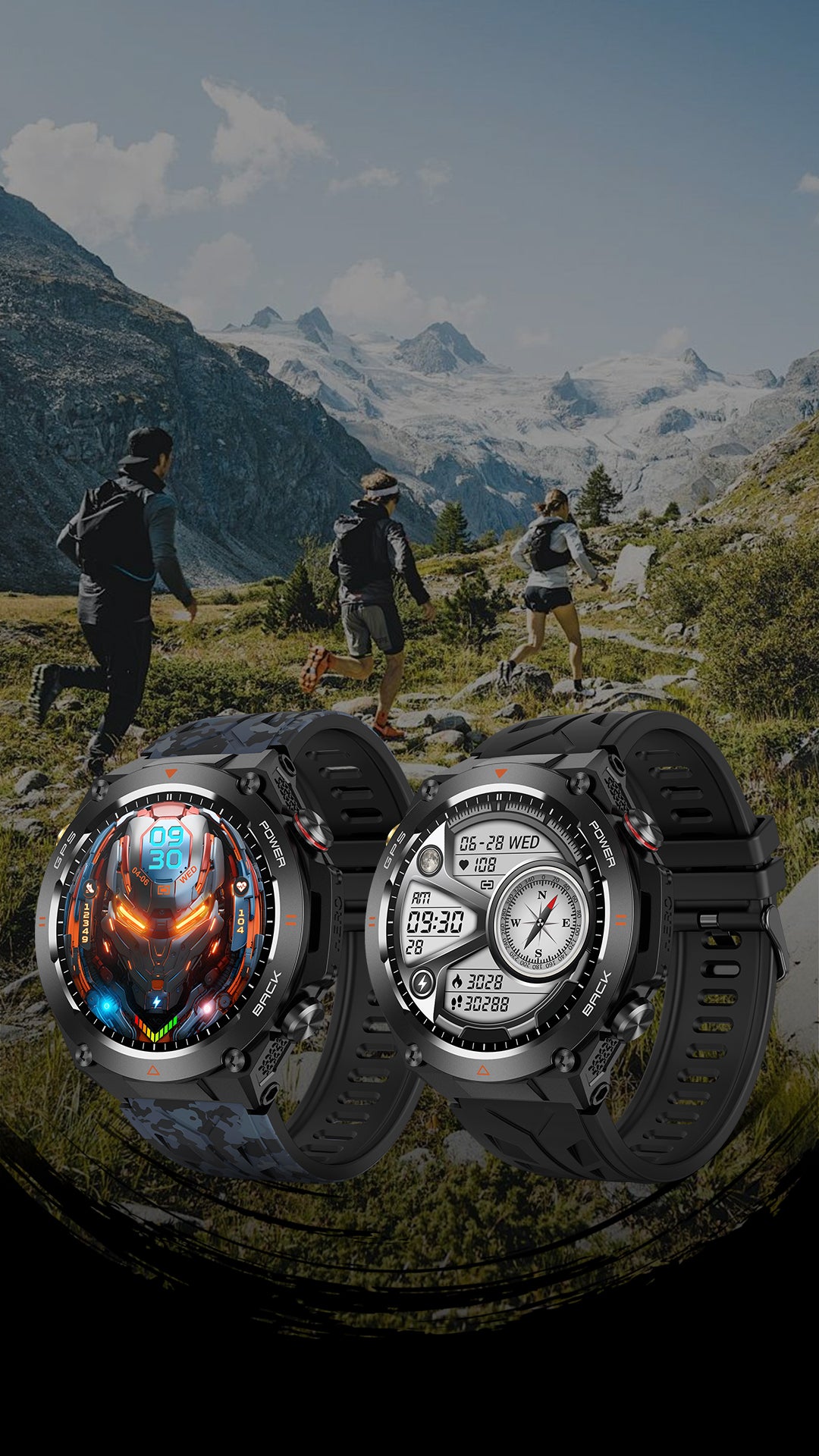 Diseño de apariencia de reloj inteligente COLMI V75 (1-1)