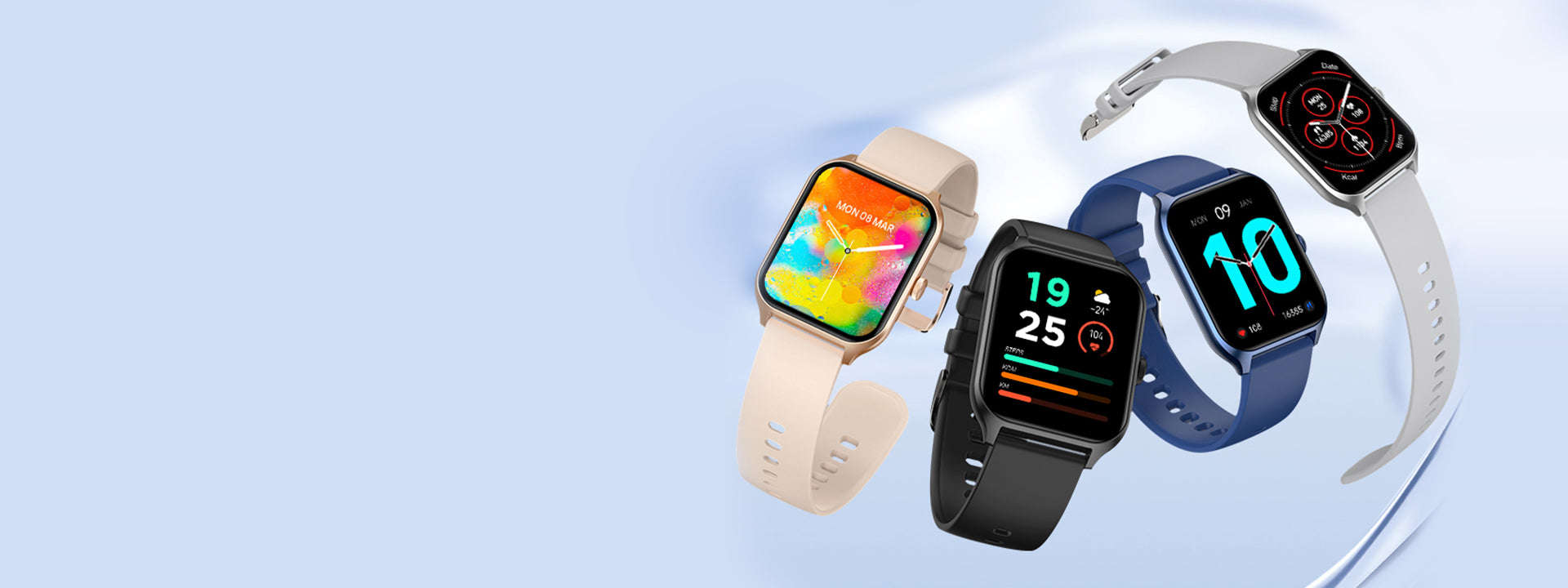 Diseño de apariencia de reloj inteligente COLMi P60 (1920x720)