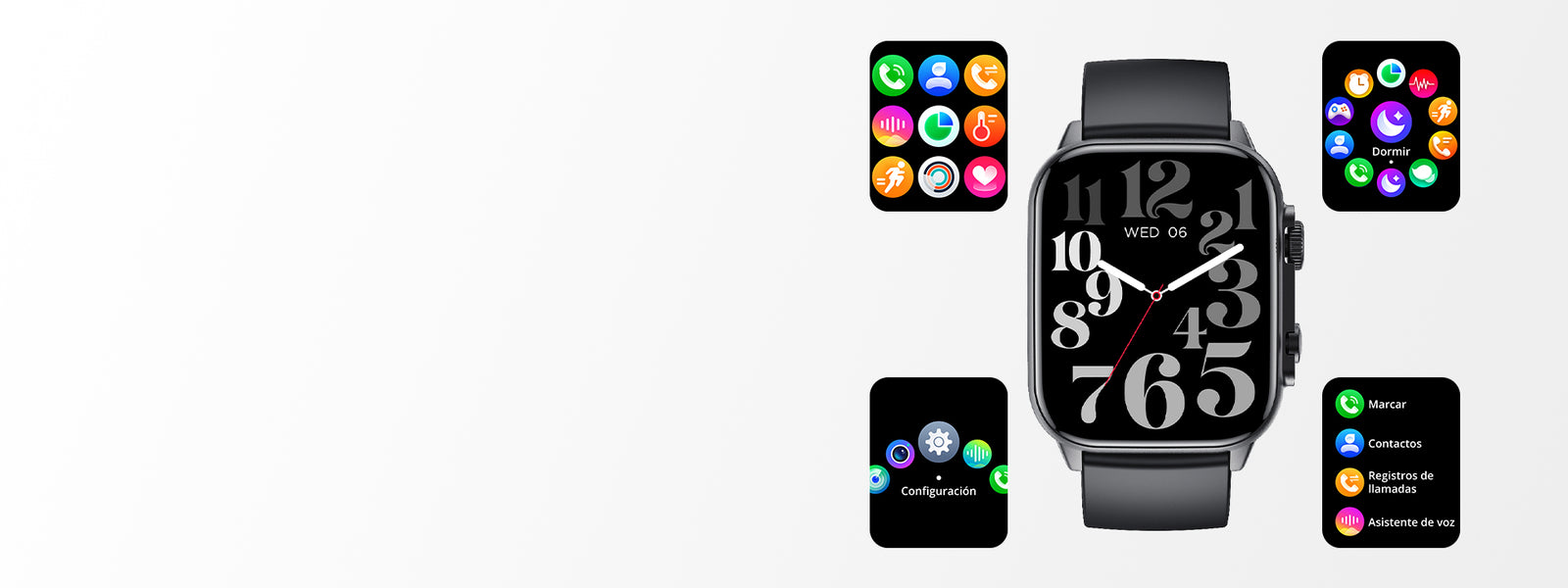 Modo de interfaz de usuario de reloj inteligente COLMi C81 (1920x720)