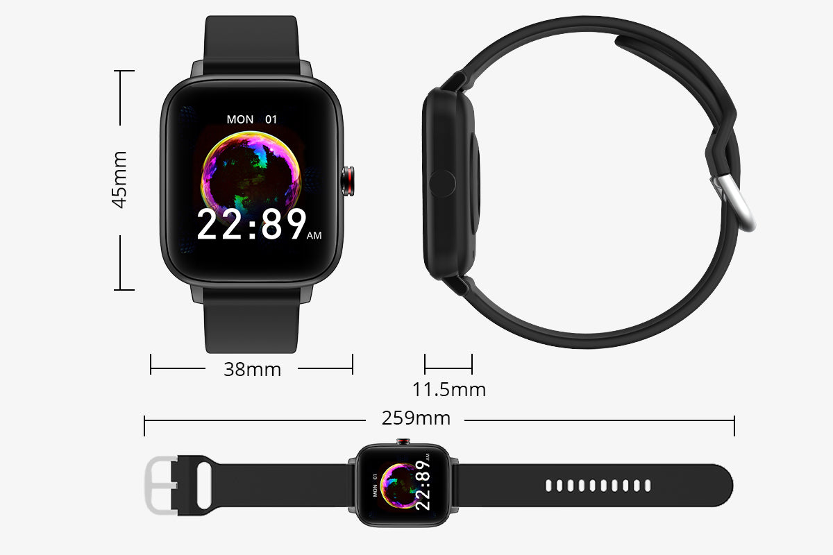 Parámetros detallados del reloj inteligente P8 max (1200x800)