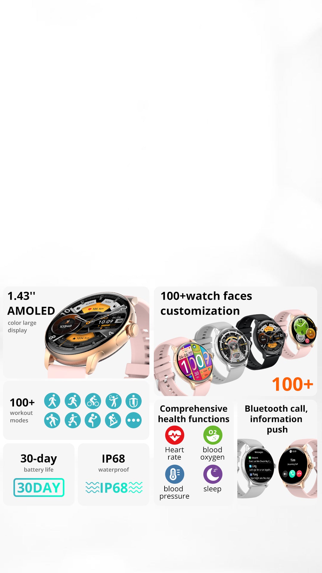 Funciones prácticas del reloj inteligente COLMI V72 (17-17)