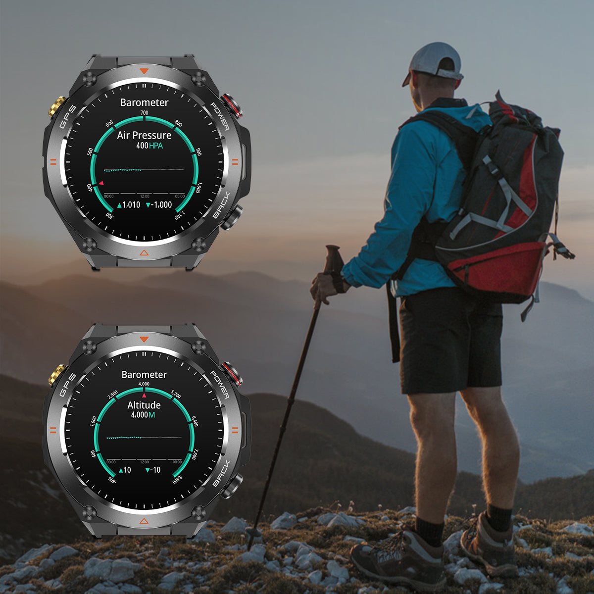 Reloj inteligente COLMI V75 Altitud Presión del aire (8)