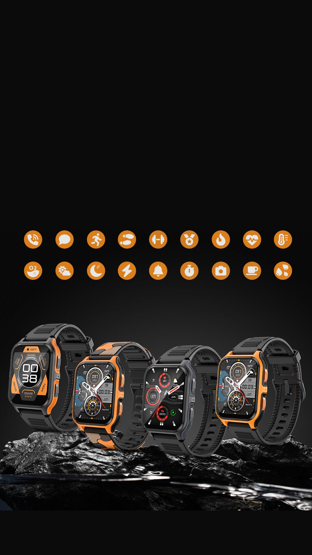 Reloj inteligente COLMi P73 Aplicación de estilo de vida (1080x1920)