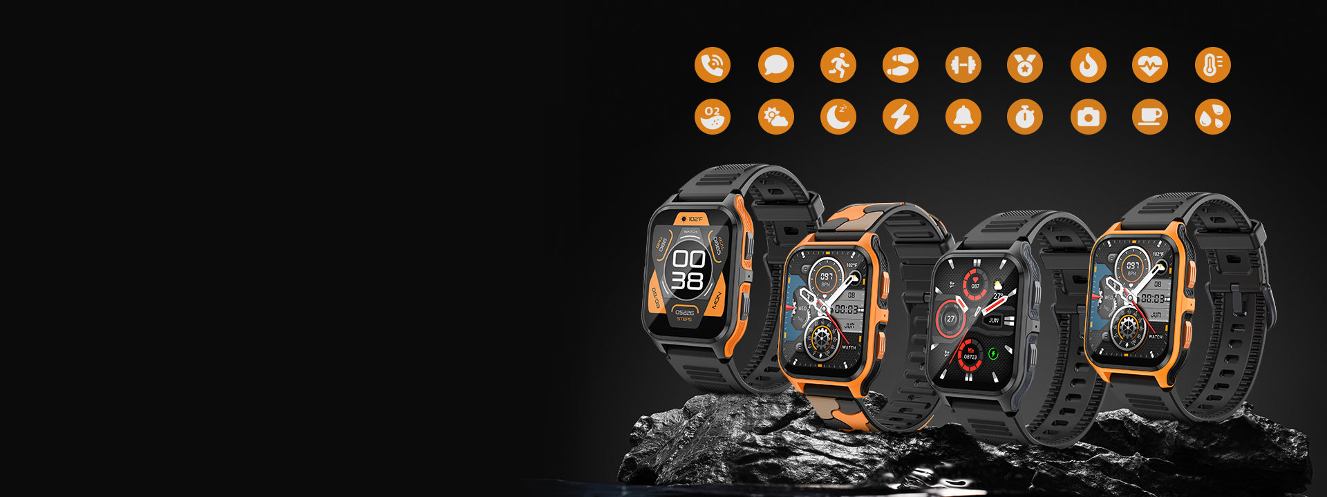 Reloj inteligente COLMi P73 Aplicación de estilo de vida (1920x720)