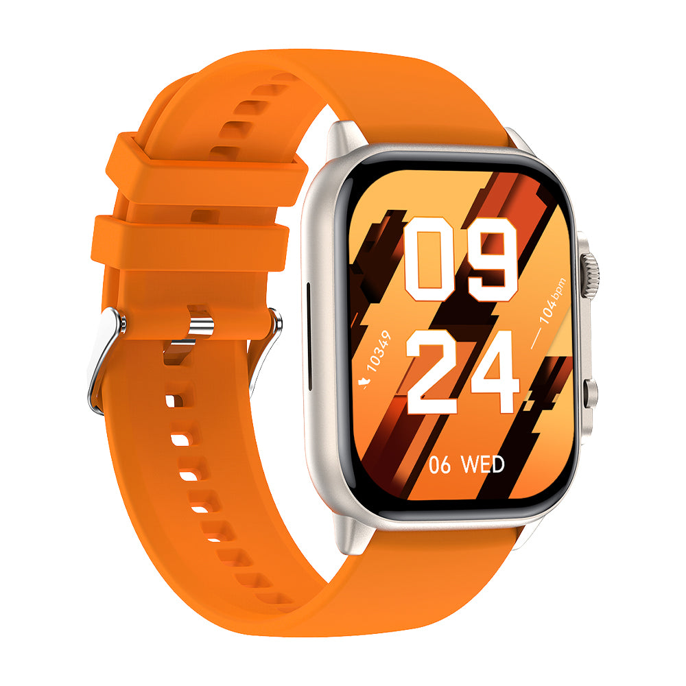 Vista Derecha Reloj Inteligente COLMi C81 Oro Naranja