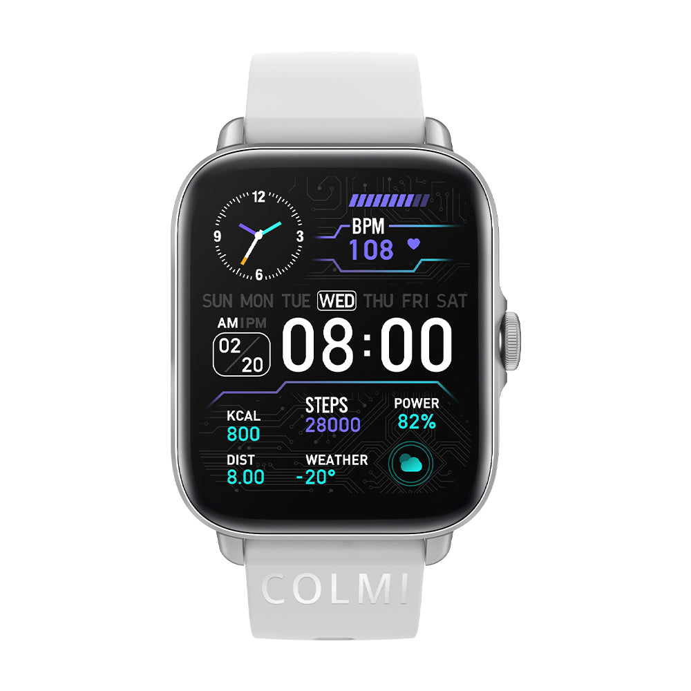Reloj Inteligente COLMi P28PLUS Frontal Plateado