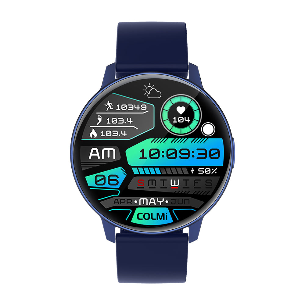 Reloj inteligente COLMi i31 azul vista frontal
