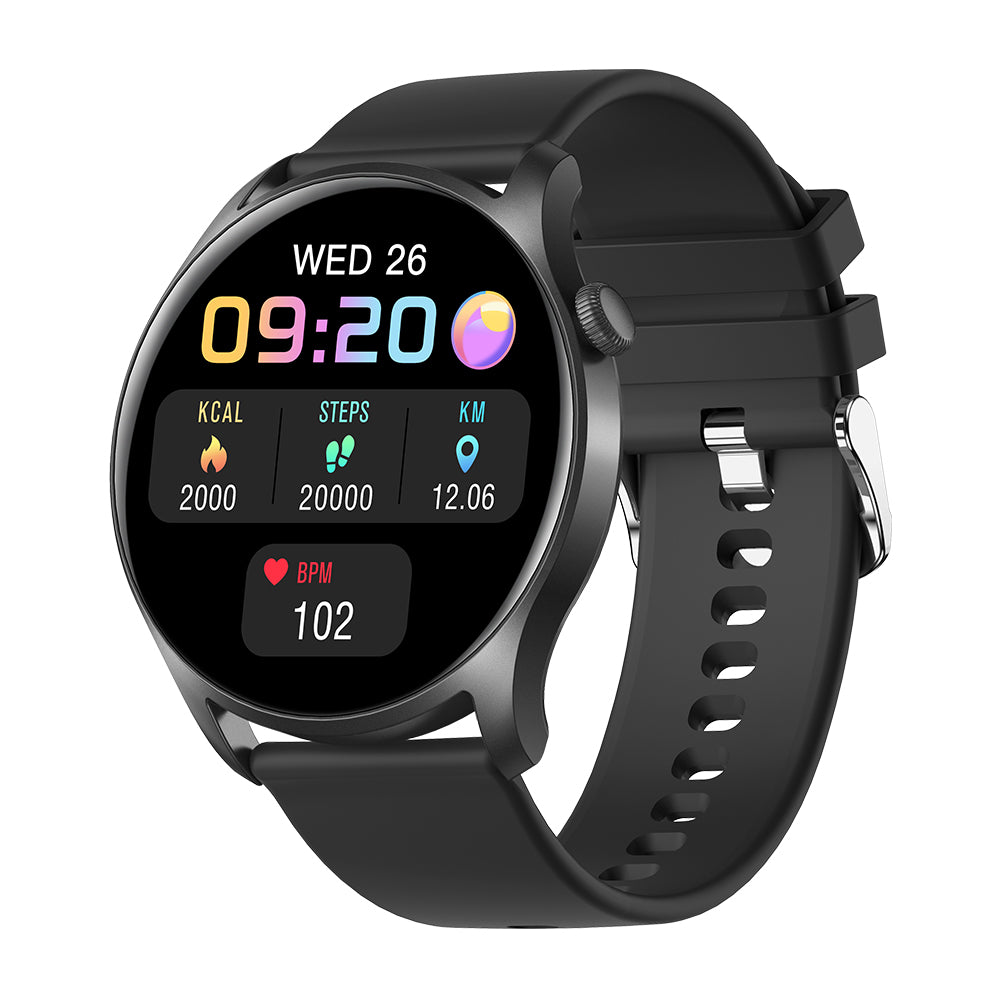 Reloj inteligente SKY8 Vista lateral negra