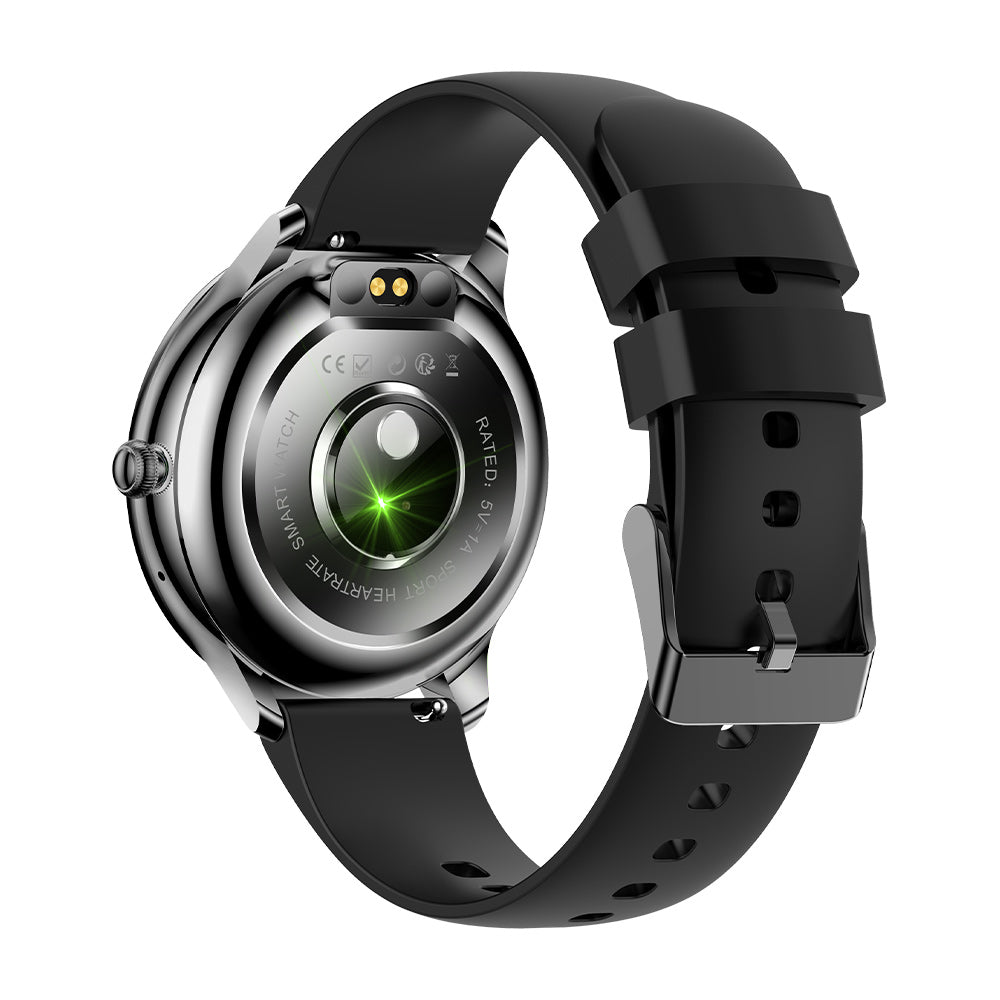 Reloj inteligente V33 círculo negro atrás