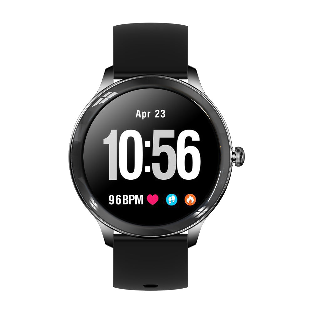 Reloj inteligente V33 círculo negro frente