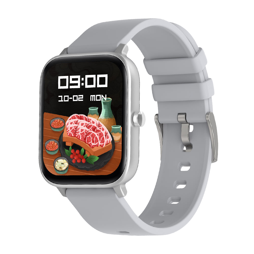 Smart Watch P8 GT Plata Vista lateral