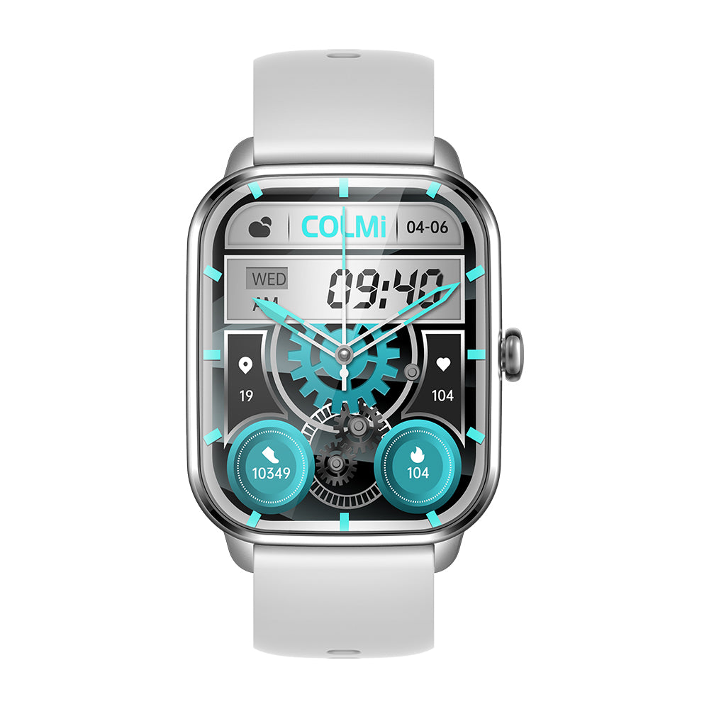 Smartwatch C61 Frente Plateado_1
